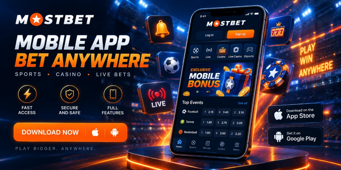 Mostbet na telefonie: instalacja, logowanie i kasjer