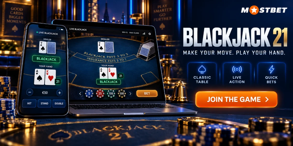 Mostbet Blackjack: jak działa gra i na co uważać
